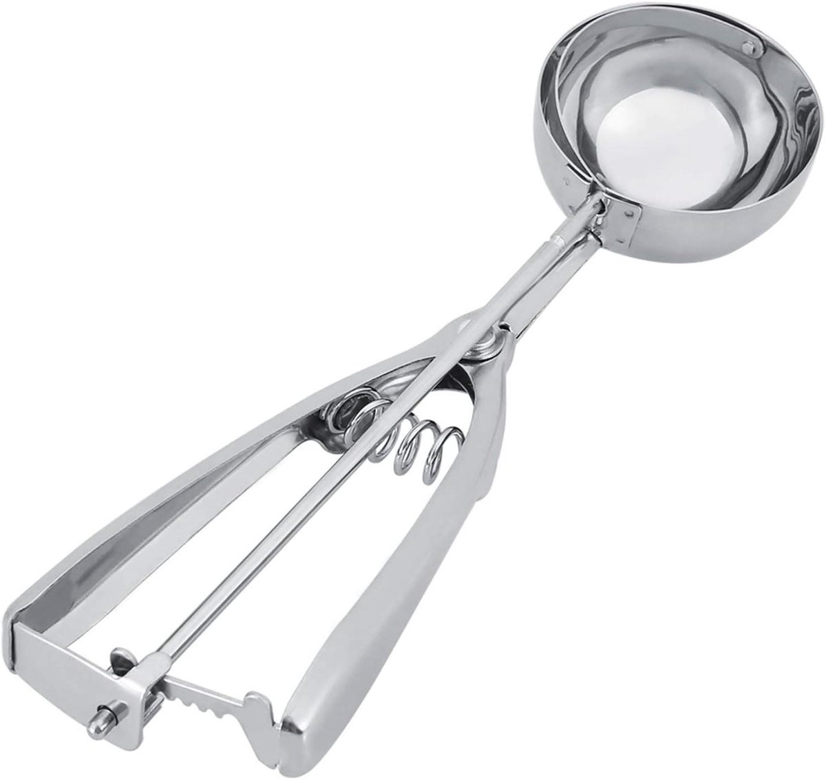 IJsbolletjes Schep - Porties Schep - Desserts Maken - Roestvrij Staal - 6 cm Diameter - Zilver