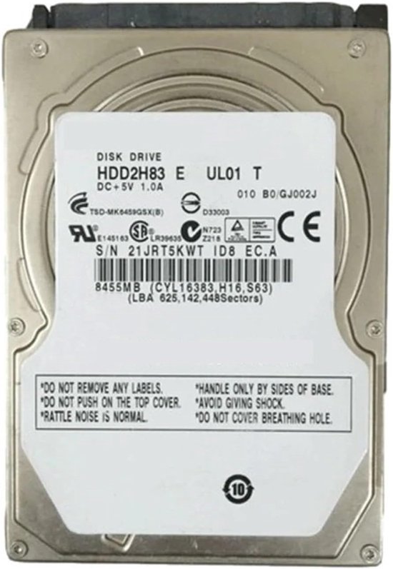 Interne Harde Schijf - HDD Laptop Schijf - Opslag Uitbreiden - 2.5 inch Formaat - 120 GB - Zilver van Interne Harde Schijf — afbeelding 4