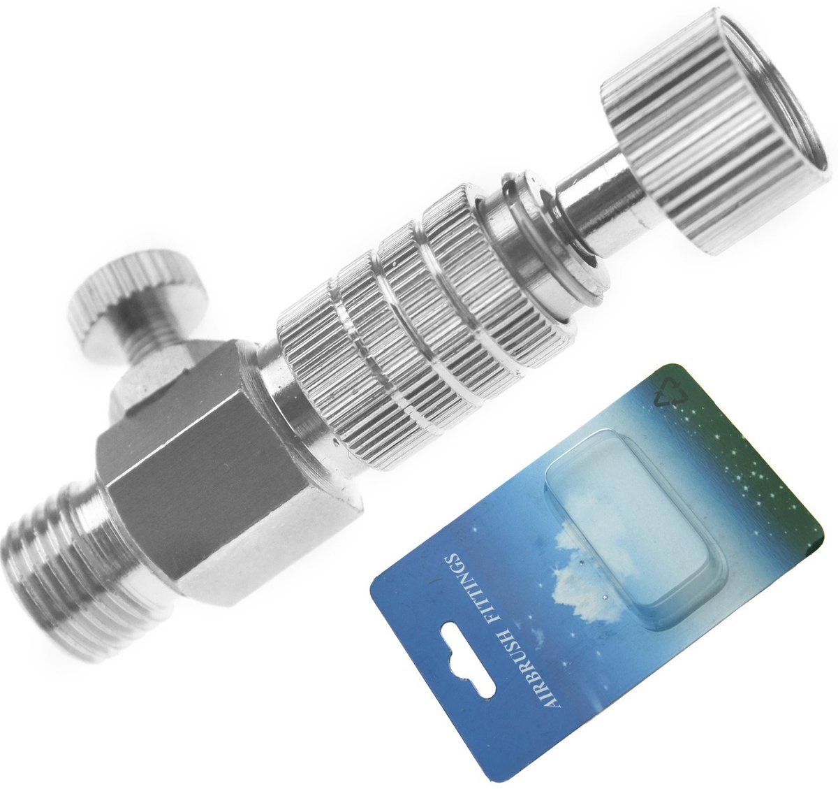Dailygoody - Airbrush Adapter - Snelkoppeling - Eenvoudig loskoppelen - Metaal - Luchtgereedschap - Handig voor meerdere airbrushes - Klein formaat