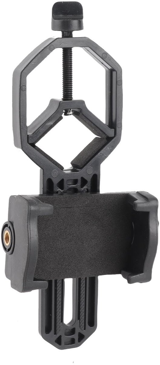 Dailygoody - Telescopische telefoonhouder - Universele fotohouder - Lichtgewicht en compact - Geschikt voor verrekijkers en telescopen - Voor natuur-