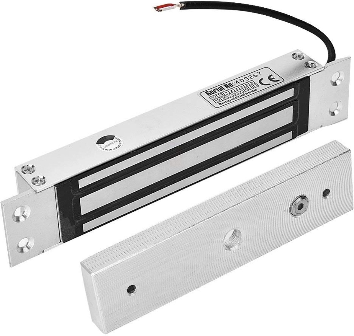 Dailygoody - OmGoods - Dailygoody - Elektrische Magnetische Deurslot - 12 V - Hoogwaardige Beveiliging - Geschikt voor Toegangscontrole - 180 kg Houdkracht - Enkele Deur