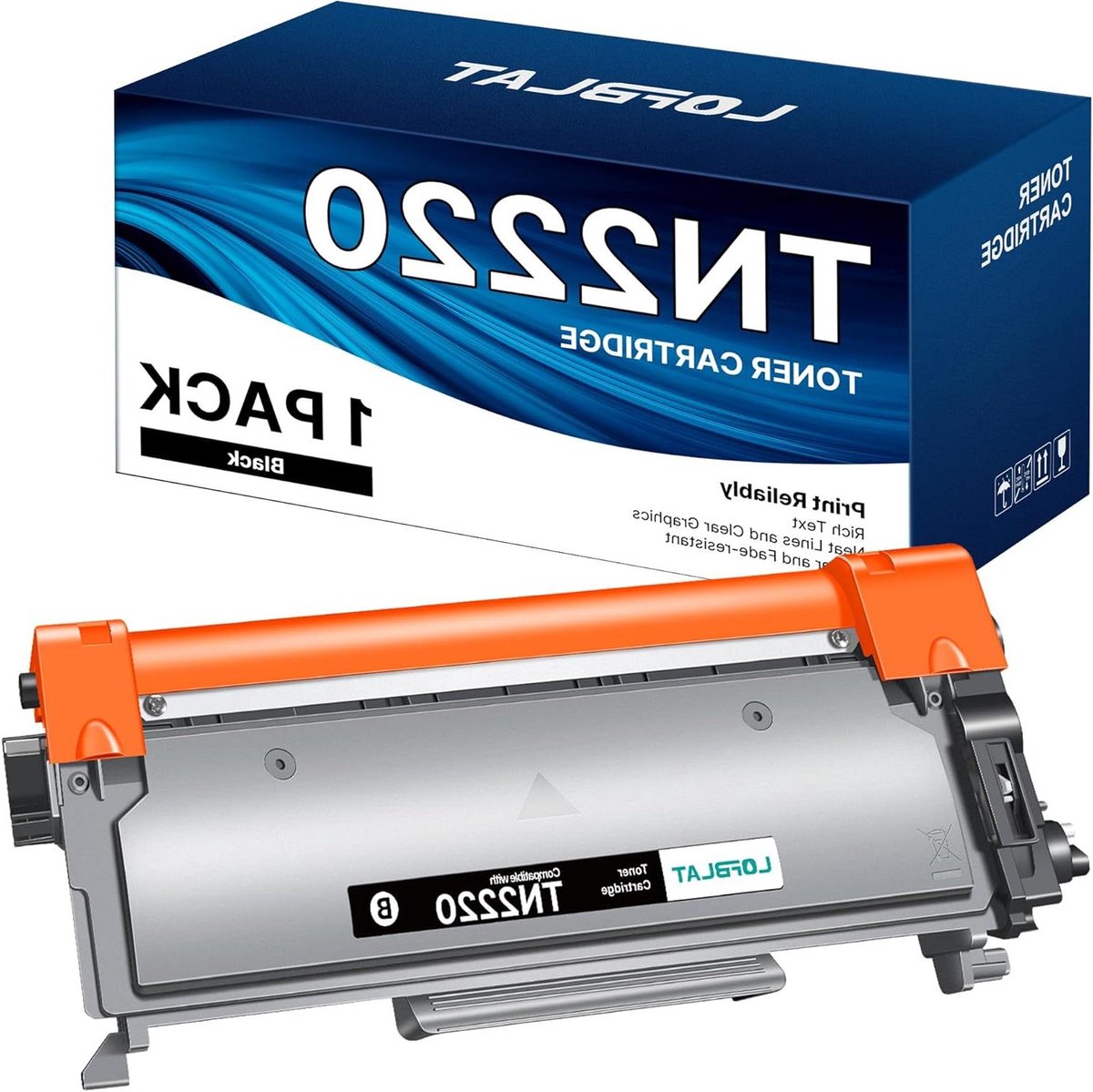 Toner Zwart - Tonercartridge Toner Zwart - Printer Zwart Printen - Hoge Paginaopbrengst - 2600 Pagina's - Zwart