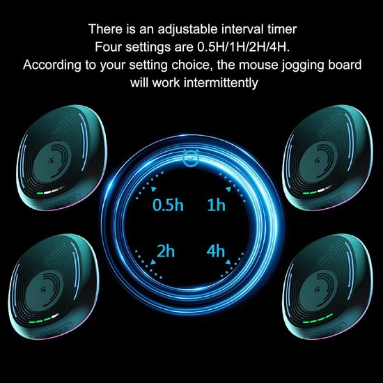 Muis Mover Jiggler - Automatische Muis Beweging Simulator - Laptop Actief Houden - Verstelbare Timer — afbeelding 4
