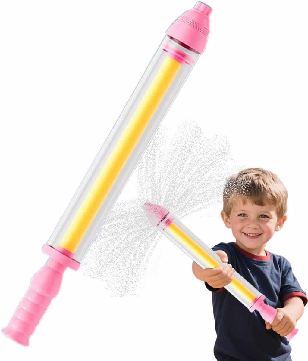 Watersproeier Speelgoed - Waterpistool Tuin - Buiten Spelen - Grote Water Capaciteit - 53 cm - Roze