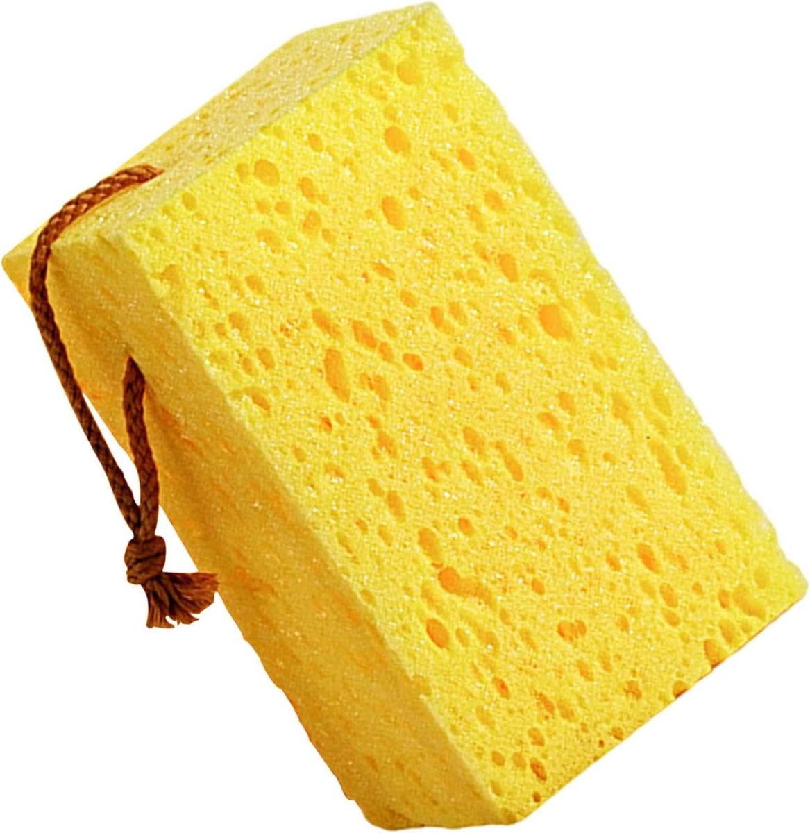 Autowas Spons - Schoonmaak Spons - Auto Reinigen - Hoge Schuim Efficiëntie - 17x10x8 cm - Geel