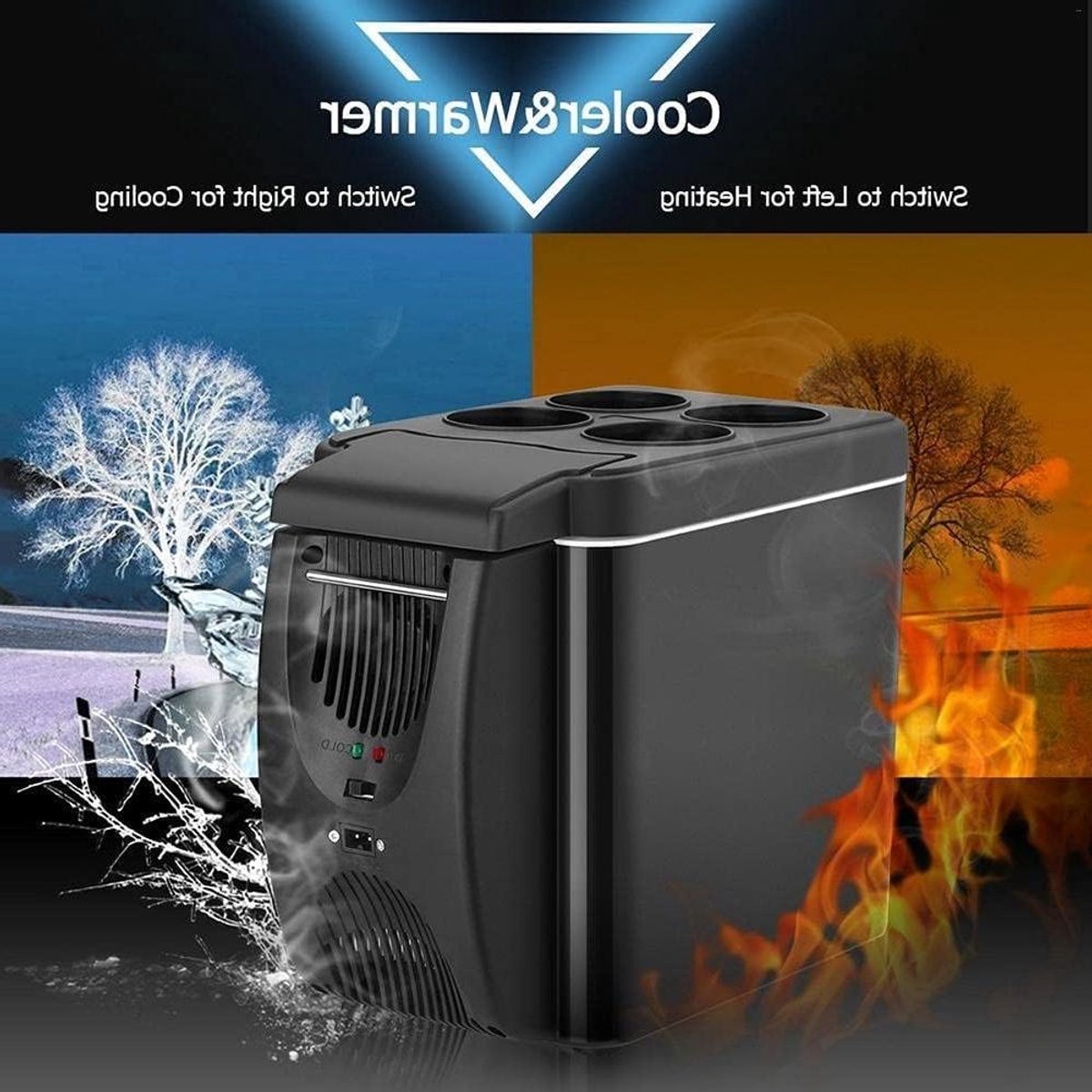 Mini Koelkast - Draagbare Koelbox - Dranken Koelen - Verwarming Functie - 6L - One Color