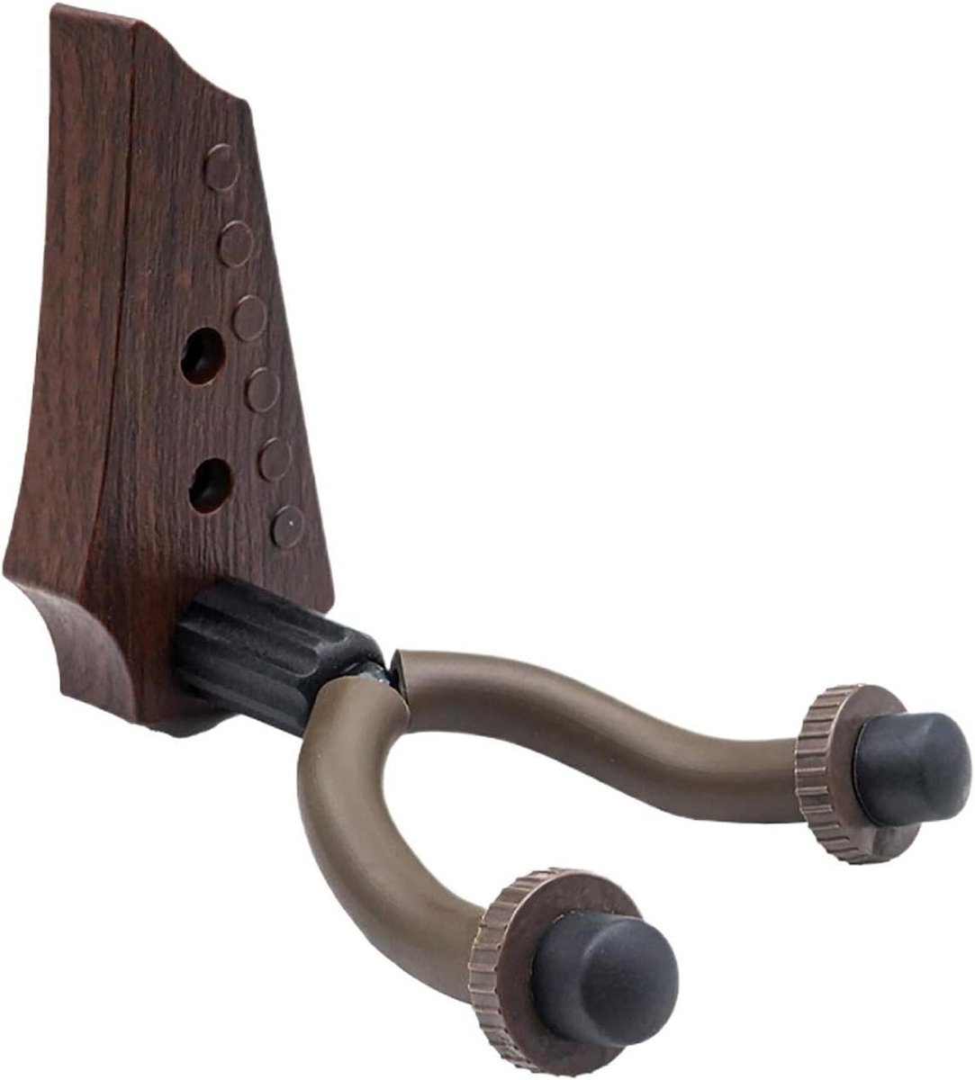 Gitaar Muurhanger - Instrumentenrek Wandmontage - Instrumenten Opbergen - Veelzijdige Compatibiliteit - 14 x 9 x 9 cm - Zwart