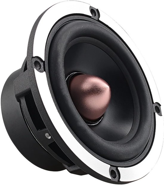 Hifi Mid Speaker Driver - Middenluidspreker - Muziek Luisteren - 25 Kern Spraakspoel - 3 Inch - Zwart — afbeelding 2