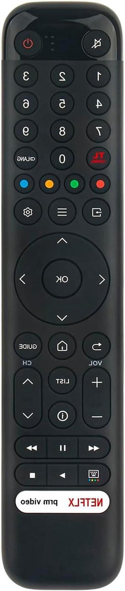 Afstandsbediening - Vervang Afstandsbediening - TV Bediening - Geen Programmering Nodig - 10 Meter - Zwart