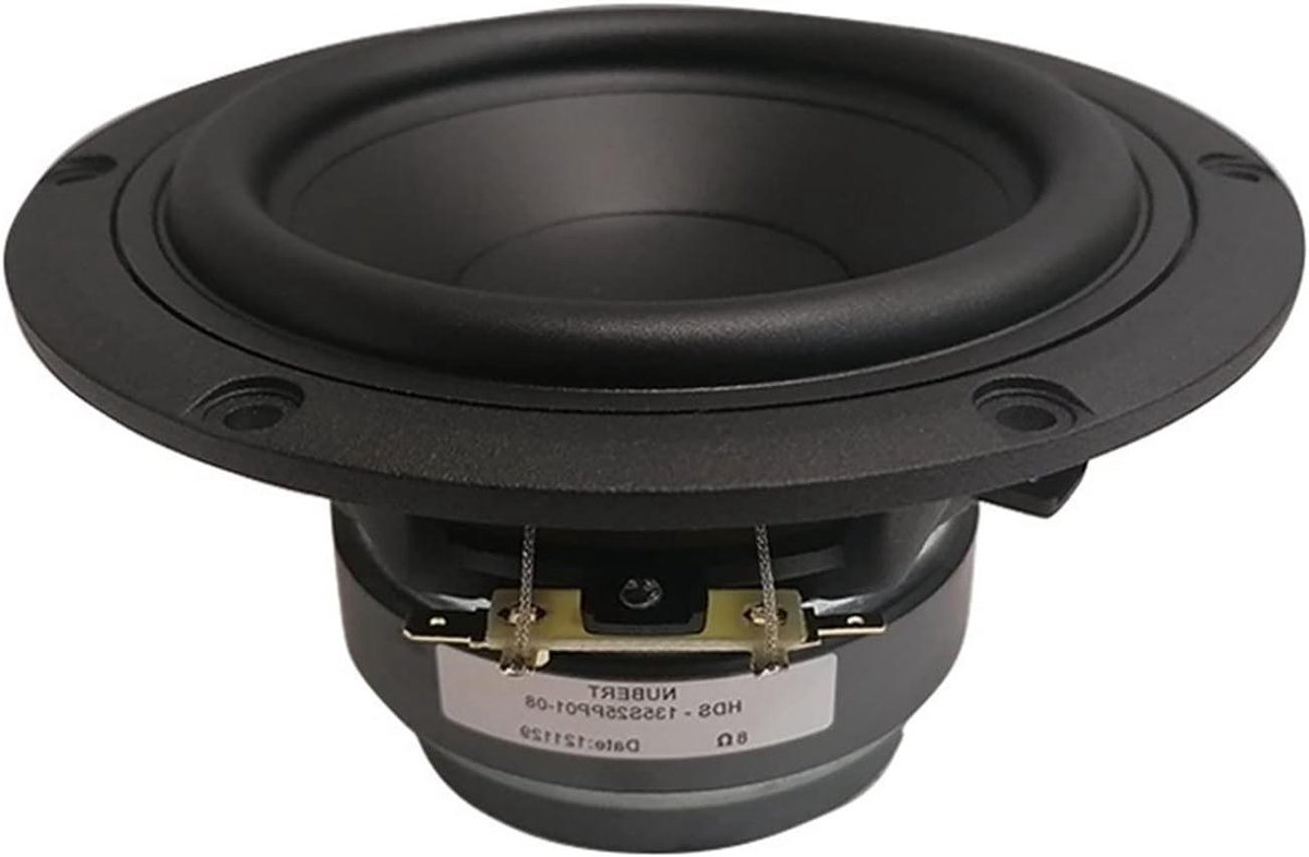 Woofer Speaker Driver - Subwoofer Unit - Muziek Afspelen - Dubbel Magneet - 5.5 Inch - Zwart