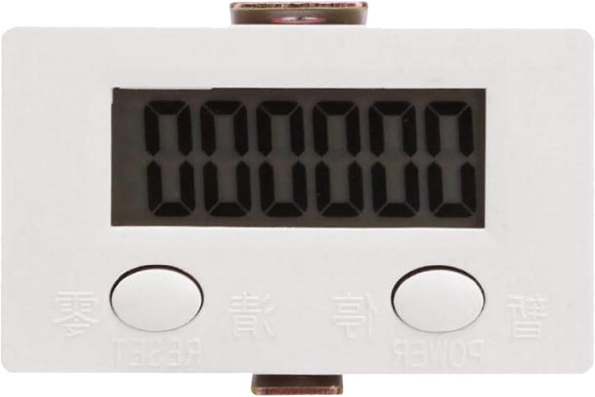 Digitale Teller - Magneet Sensor - Nauwkeurig Tellen - Geen Slijtage - 6.3 cm - Zwart