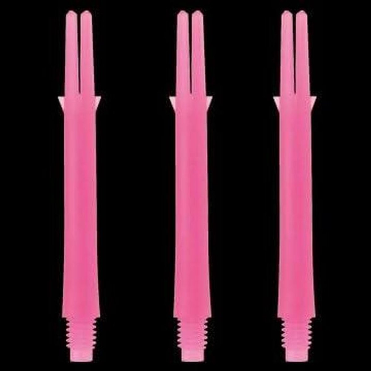 Dart Stelen - Dart Accessoires - Darts Spelen - L-Stijl Schacht - Extra Kort - Schokkend Roze