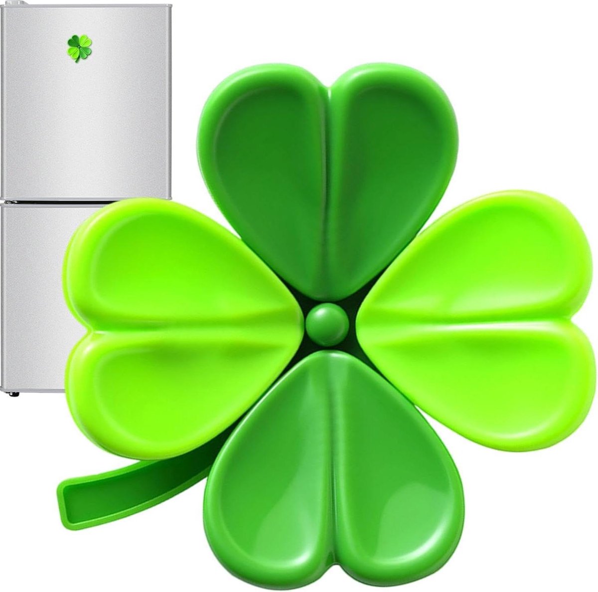 Magnetische Clips - Zaksluiters - Keuken Organiseren - 2-in-1 Ontwerp - 7.5 cm - Groen