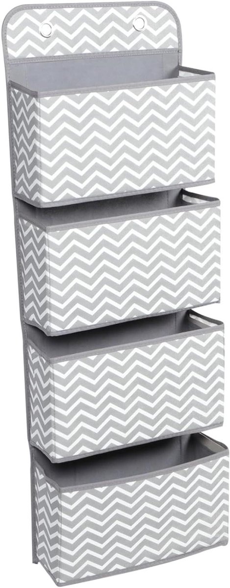 Deur Organizer - Opbergzak - Ruimte Besparen - Meerdere Vakken - 91x32cm - Grijs