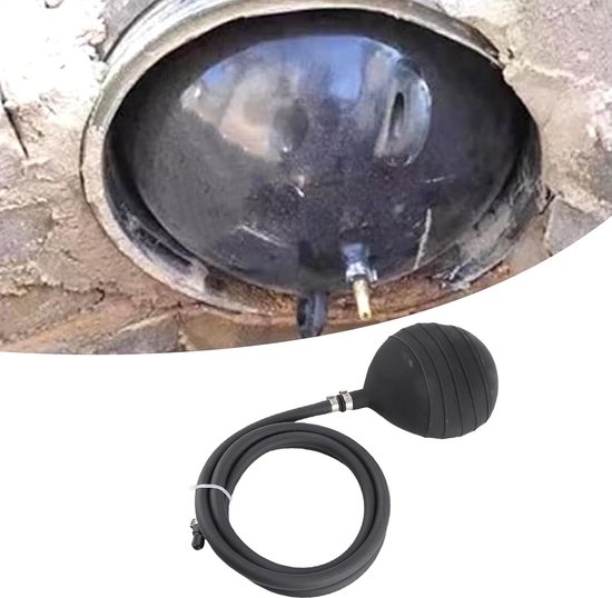 Opblaasbare Pijpstop - Airbag plug - Leiding Inspectie - Aanpasbaar Ontwerp - 110 mm - Zwart — afbeelding 4