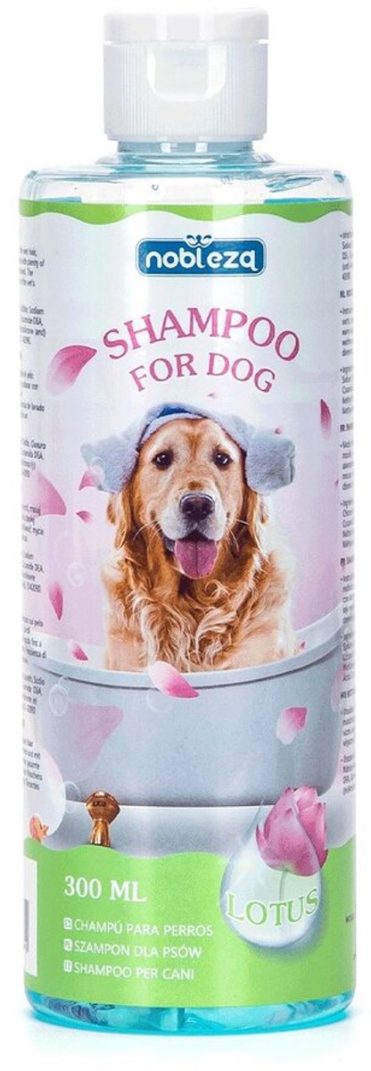 Nobleza Hondenshampoo - Shampoo hond Mild basic - Lotus geur - Inhoud 300 ml