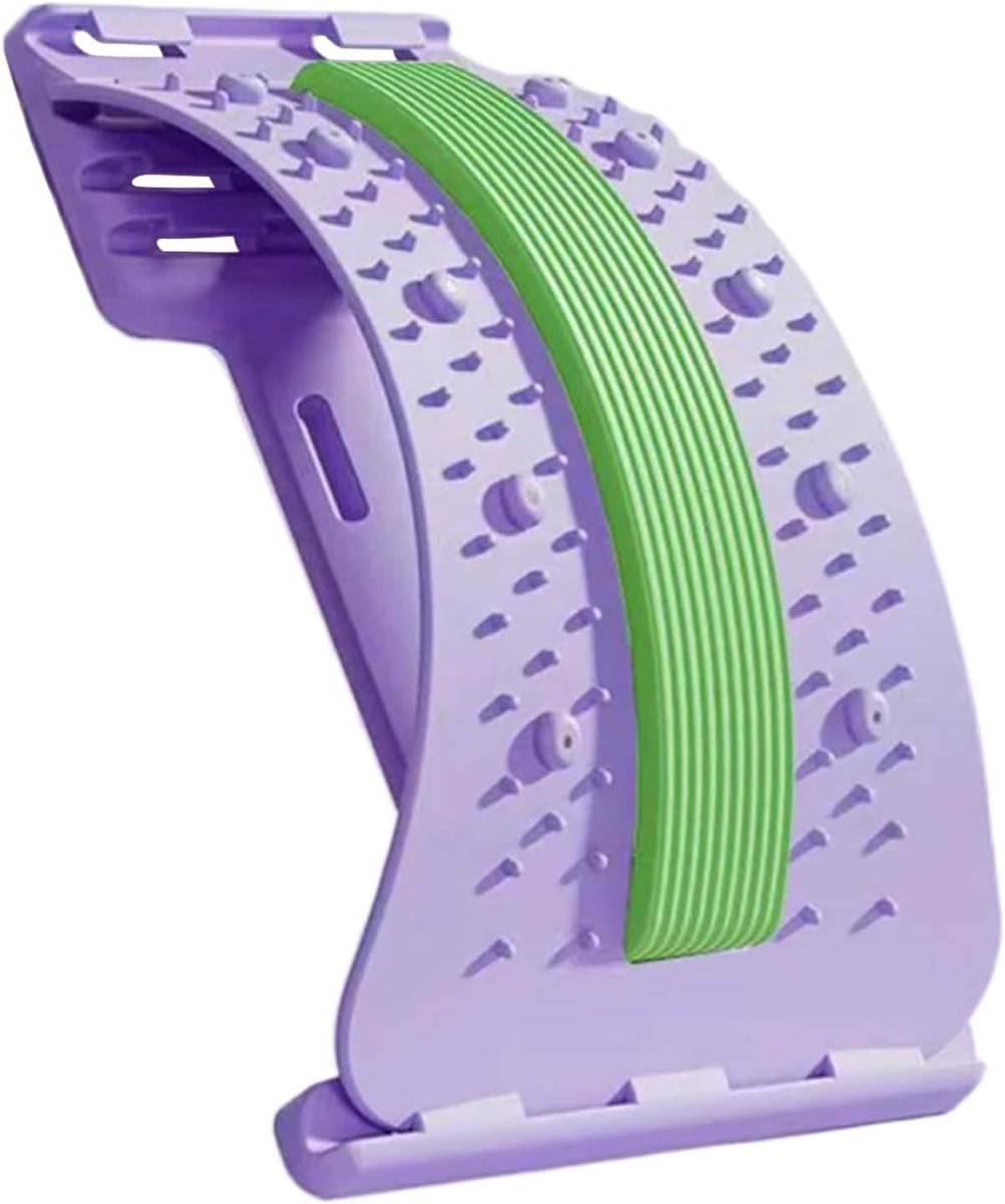 Rugstrekker - Lumbale stretcher - Spierontspanning - 3-voudig verstelbaar - 38 x 20 cm - Zwart