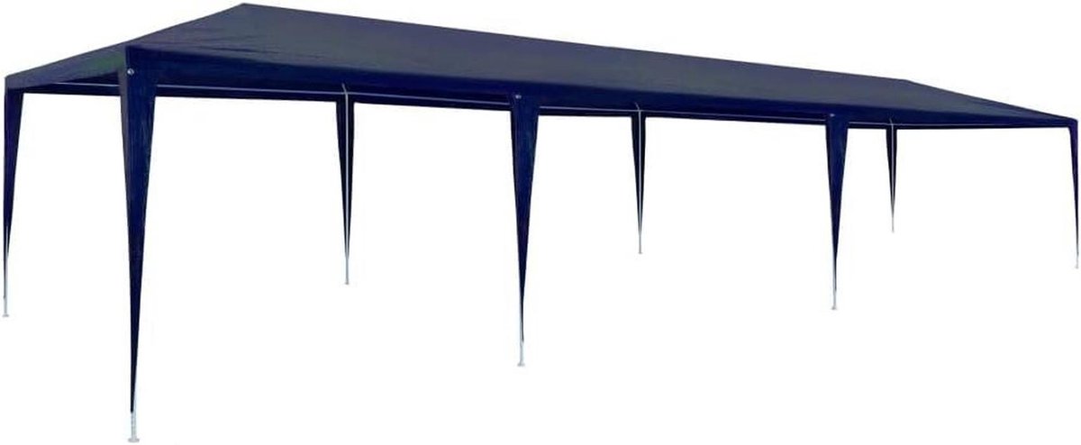 Partytent - Feesttent Paviljoen - Buitenfeesten Organiseren - UV- en Waterbestendig - 3x9 meter - Blauw