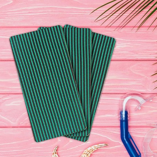 Zwembad reparatieset - Reparatie patch - Waterpret behouden - Scheurvast gaasweefsel - 3 stuks - Grijs — afbeelding 4