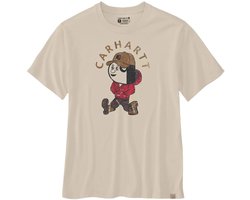 Carhartt Active Jac Graphic T-Shirt 107051 Oat Milk-S