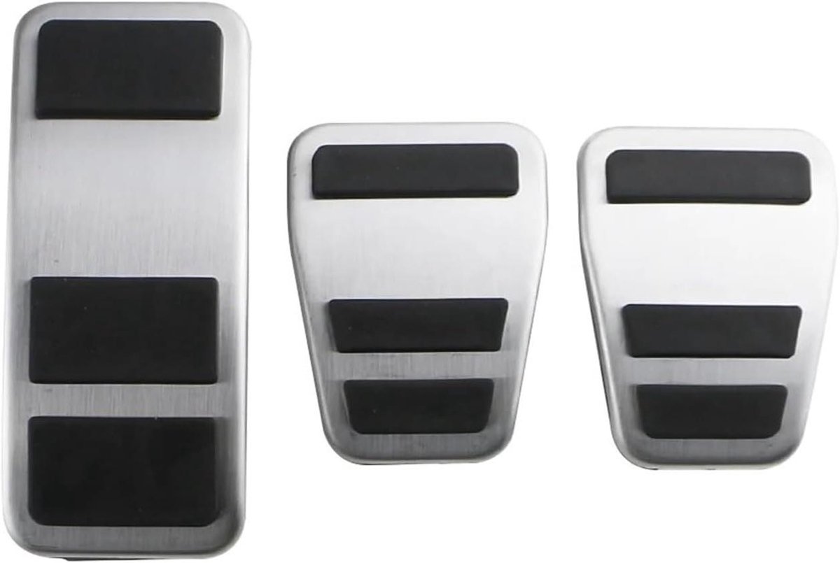 Pedaalhoezen Set - Auto Pedaal Covers - Verbeterde Grip - Antislip Rubber - MT Model - Metaal
