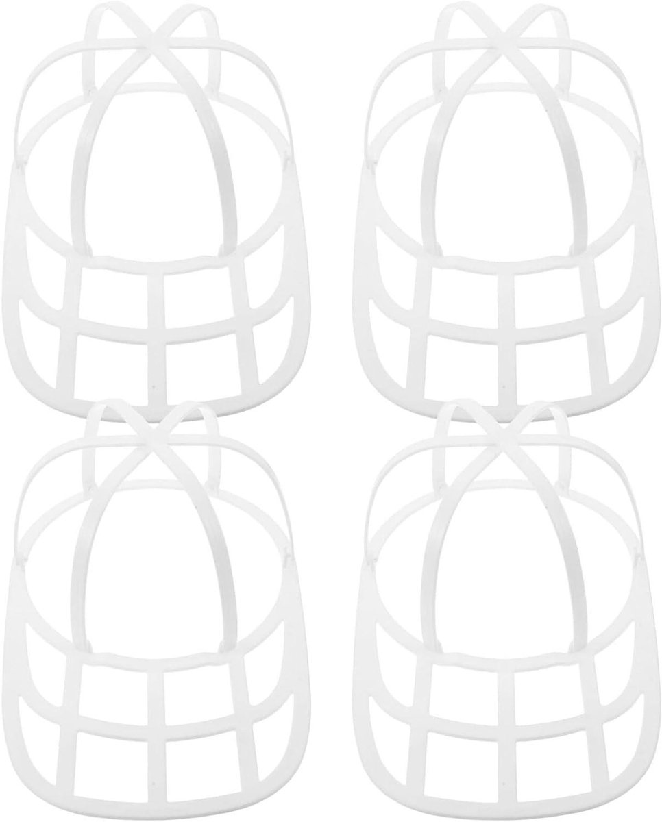 Pet Waskooi - Hoedenhouder - Hoeden Wassen - Anti-deformatie - 4 Stuks - Wit