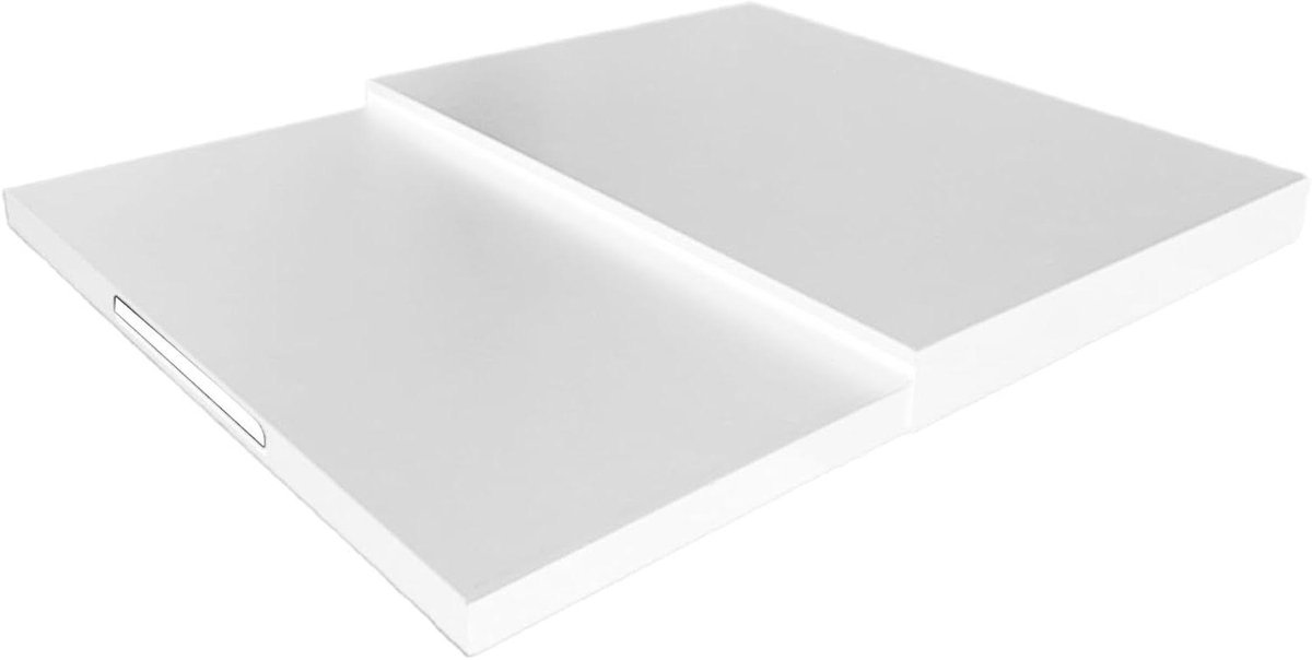 Magnetron Stand - Aanrecht Organizer - Keuken Ordenen - Uitschuifbare Lagen - 47x36 cm - Wit