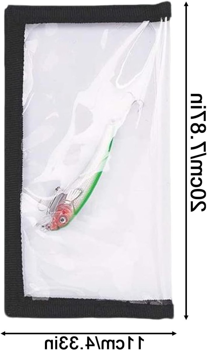 2 Stuks Transparante PVC Lokken Covers voor Aasbescherming, Hengelaccessoires en Visgerei van Merkloos — afbeelding 2