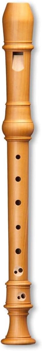 Sopraan blokfluit - Barok instrument - Muziek maken - Duits vakmanschap - 28 cm - Bruin