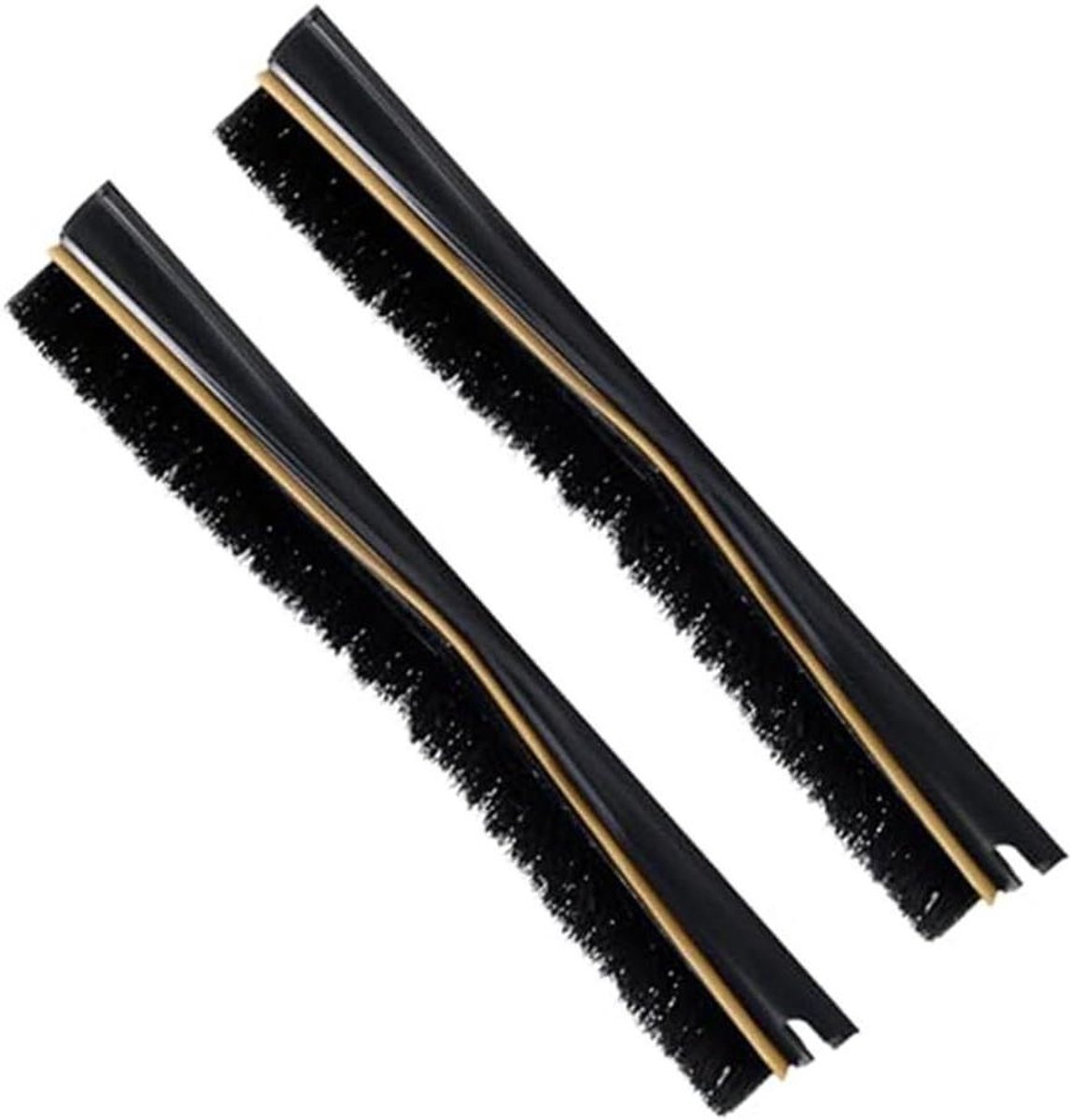 Pluche Borstelstrips - Reserveonderdelen Stofzuiger - Stofzuiger Onderhoud - Specifieke Pasvorm - 2 Stuks - Grijs
