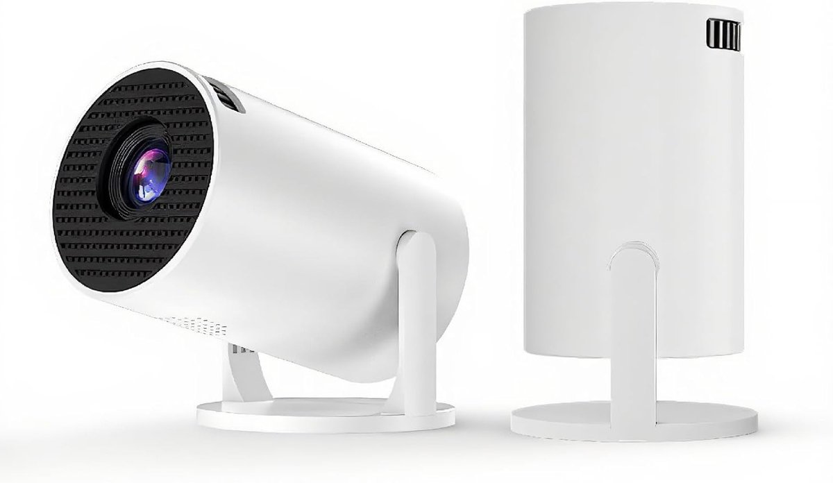 Draagbare WiFi Videoprojector voor Thuisbioscoop met Indrukwekkend Geluid, Laag Geluidsniveau en Meerdere Aansluitingen