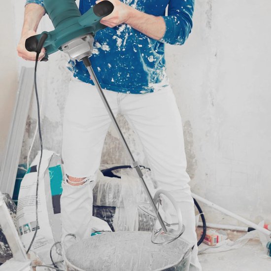 Professional Stirrer 2100W Hand Mixer Concrete Mixer 6 Speed Adjustable Concrete Mixer for Paint, Plastering, Screed, Liner, Gypsum, Stirrer Carrot, Concrete Mixer — afbeelding 2
