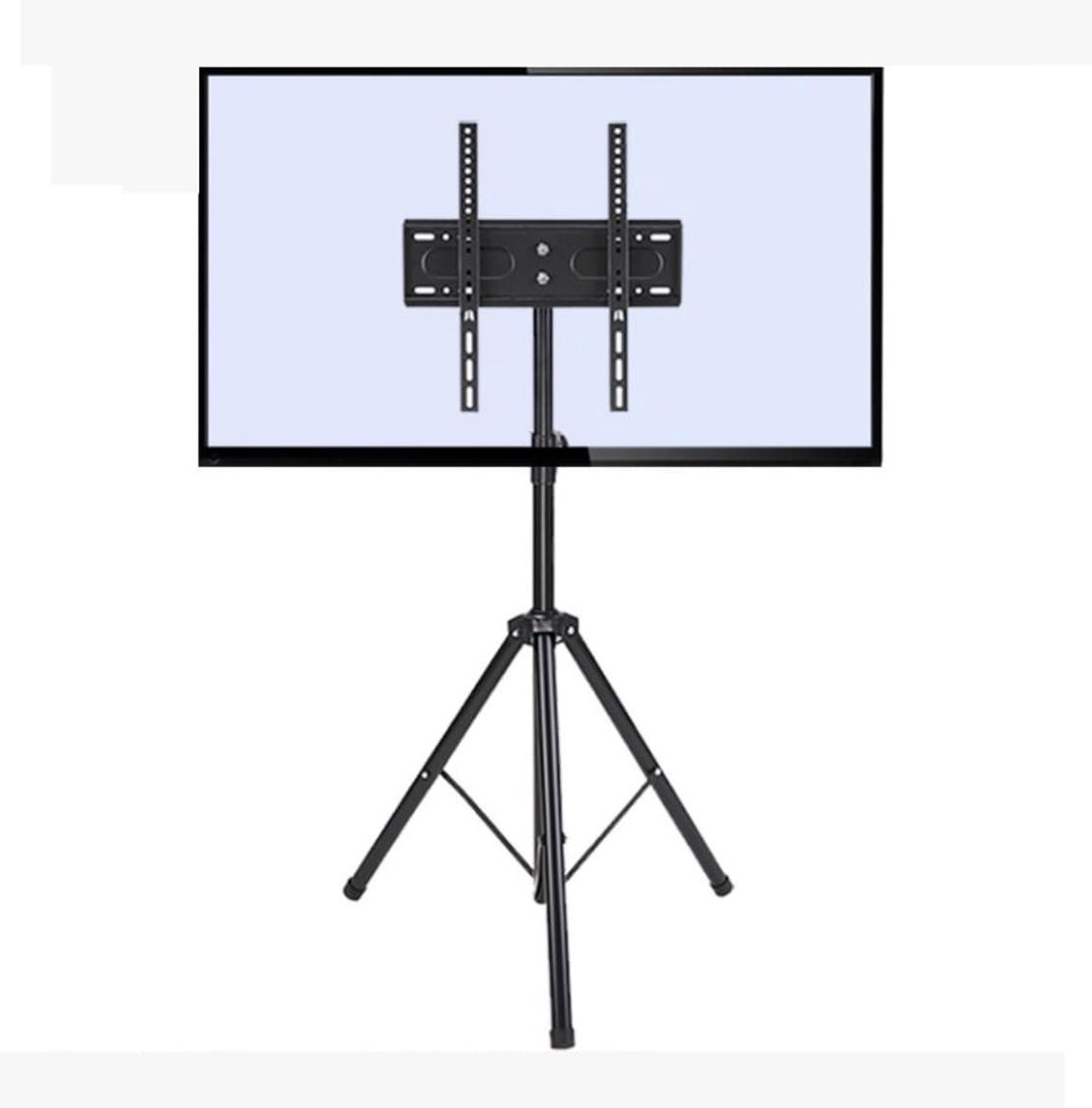 TV Standaard - Draagbare Voet - Ruimte Besparen - Inklapbaar Tripod Design - 32-55 Inch - Zwart