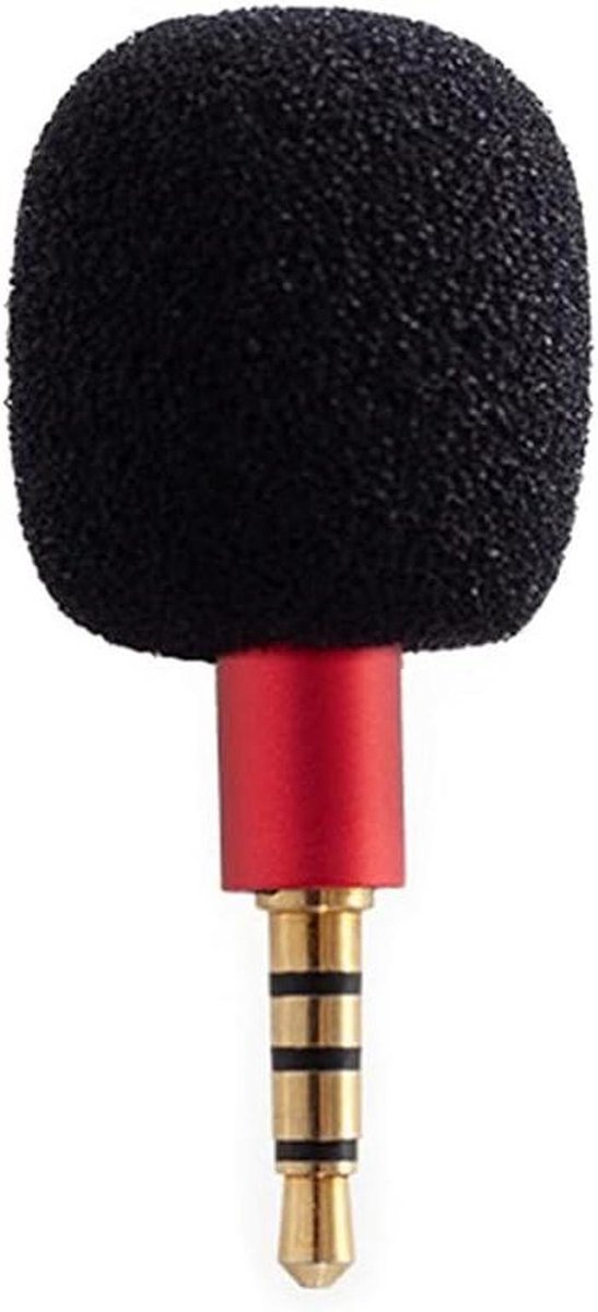 Mini Microfoon - Draagbare Opname - Audio Opnemen - Omnidirectionele Pickup - 3.5mm Jack - Zwart