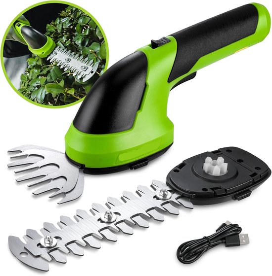 Draadloze Grastrimmer - Elektrische Snoeier - Tuinonderhoud Gemak - 7.2 Volt Vermogen - Handzaam Formaat - Eén Kleur — afbeelding 5