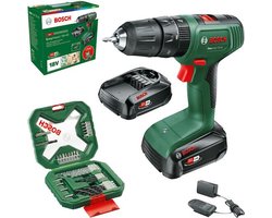 EasyImpact 18V-40 accu klopboorschroefmachine 18V Li-Ion + 2 accu's + lader + 34 accessoires