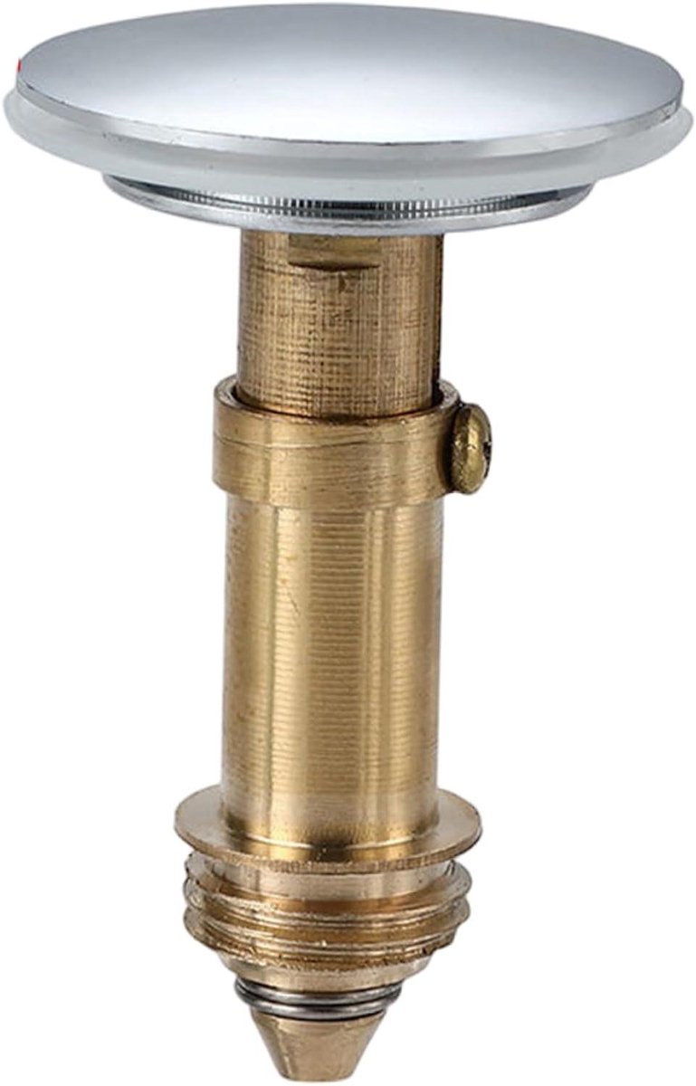 Gootsteenstop - Afvoerstop Badkamer - Water Dicht Maken - Messing Drukknop - 36 mm - Messing