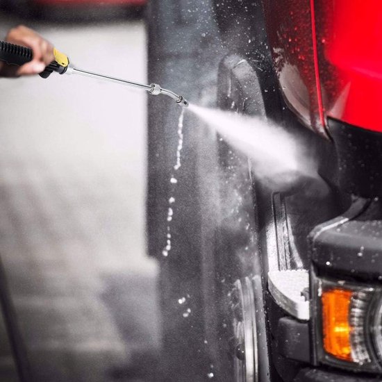 Verstelbare hoogdrukwatersproeier voor tuinirrigatie en auto, met afneembaar handvat, geschikt voor tuinen, boomgaarden en groene stroken — afbeelding 4