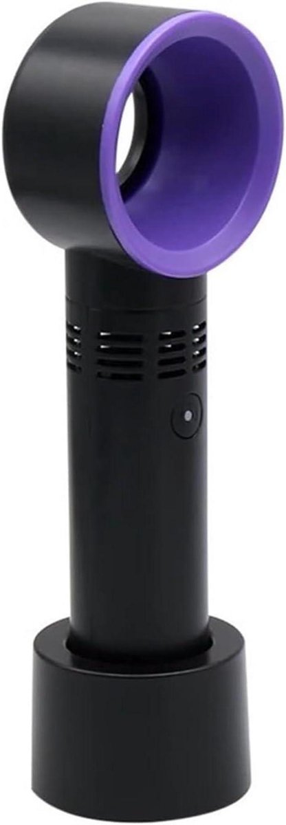 Bladloze Ventilator - Mini Ventilator - Persoonlijke Koeling - Draagbaar Veilig Ontwerp - One Size - Zwart