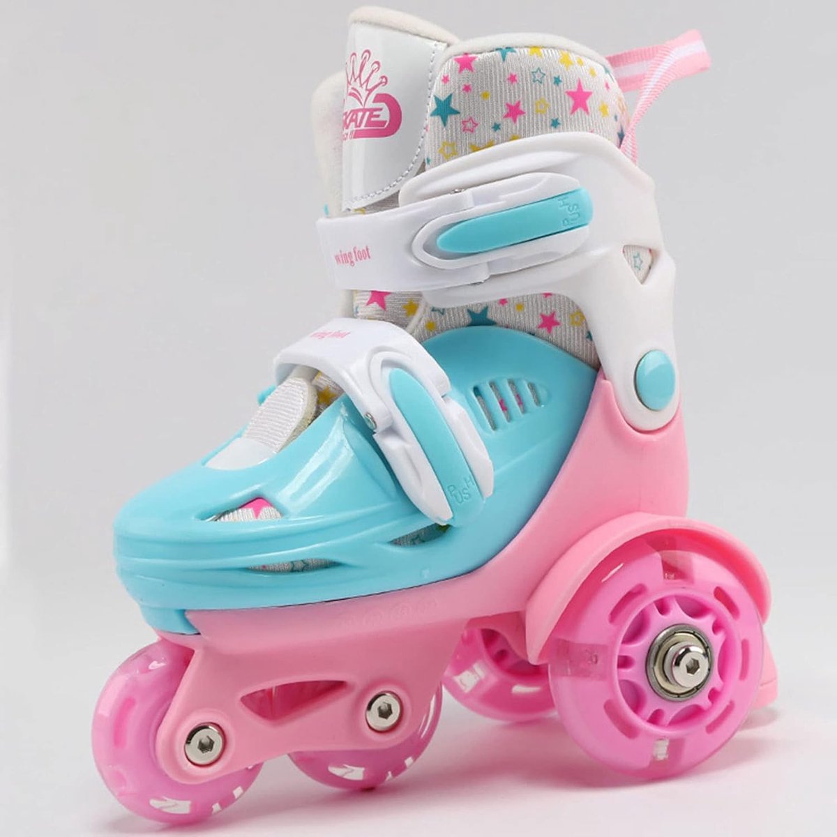 Verstelbare Rolschaatsen - Inline skates - Buitenspelen - Veilig gespsysteem - Verstelbaar - Twee kleuren