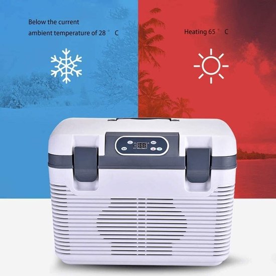 Auto Koelkast - Elektrische Koelbox - Onderweg Koelen - Dual Core Systeem - 19 Liter - Zwart — afbeelding 2