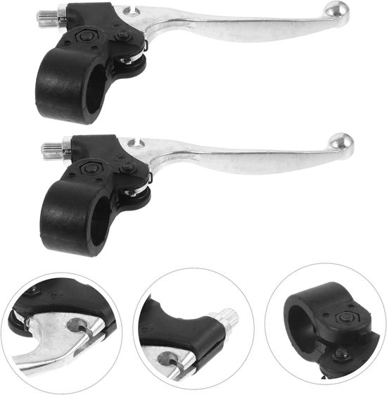 Remhendels Set - ATV Stuuronderdelen - Terreinrijden - Duurzame Constructie - 3 Paar - Zwart — afbeelding 3