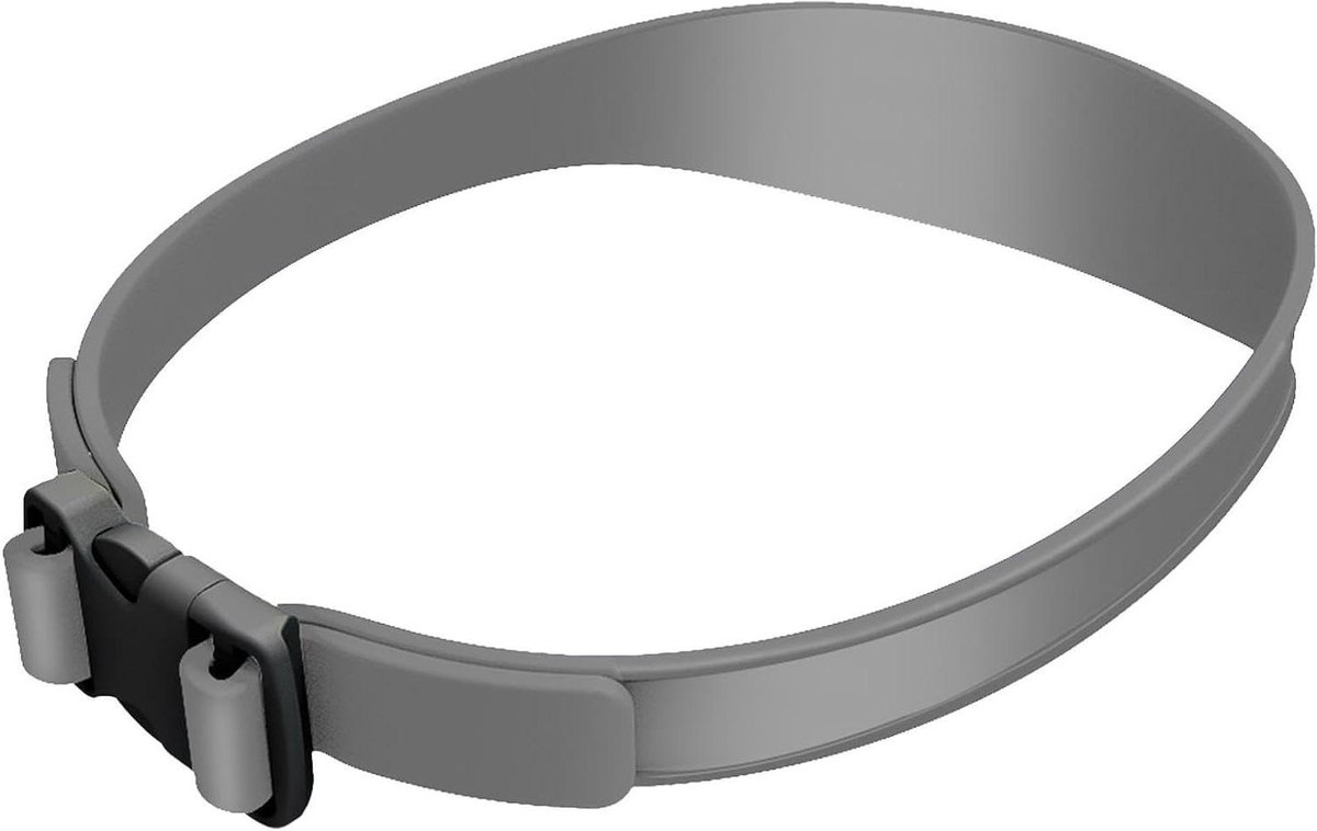 Nekhaargids Mannen - Kapsel Sjabloon - Zelf Haar Knippen - Flexibel Siliconen - 24 Inch Lengte - Zwart