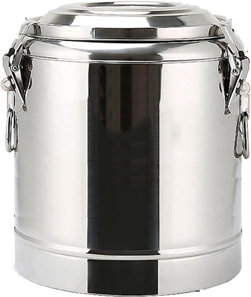 Drankdispenser RVS - Heetwaterkan - Dranken Serveren - Dubbelwandig Geïsoleerd - 20 Liter - Zilver
