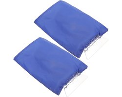 Sneeuwschuiver Handschoenen - Ijskrabber Set - Winterse Klus - Waterdicht Warm - 2 Stuks - Blauw