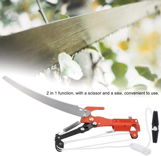 Tuin Snoeischaar - Takken Knipper - Hoge Takken Snoeien - Schaar En Zaag - 300 mm - Metaal — afbeelding 5