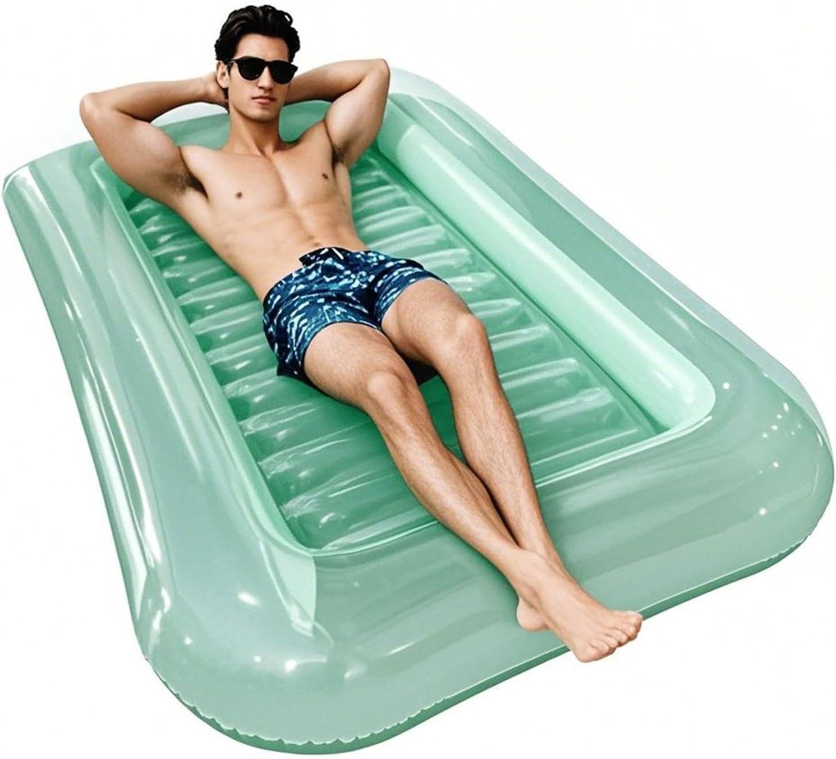 Opblaasbaar Ligbed - Water Lounge - Ontspannen op water - Ergonomisch ontwerp - 170x110cm - Niet gespecificeerd