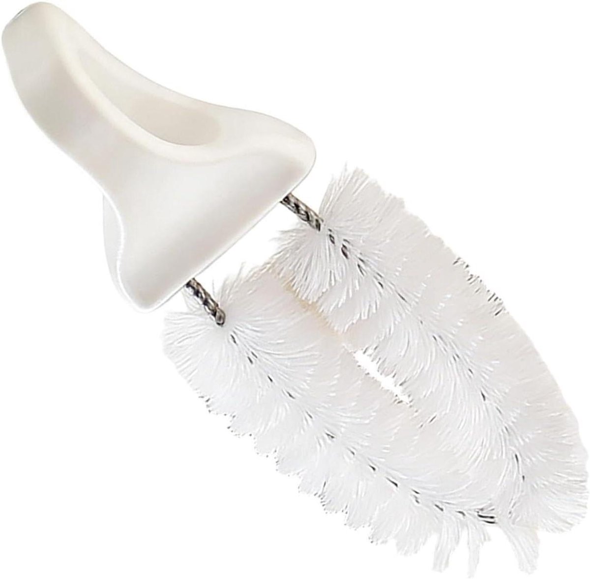 Douchevoetborstel - Voetreiniger - Dagelijkse hygiëne - Ergonomisch handvat - 137 cm - Wit