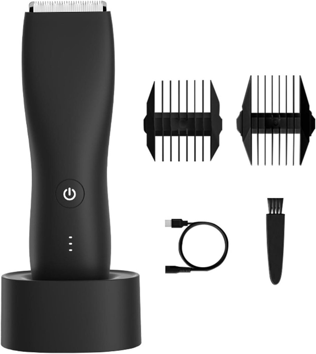 Body Trimmer Scheerapparaat - Groomer Tondeuse - Lichaamshaar Verzorging - Waterdicht IPX7 Ontwerp - 17.9 x 7 cm - Wit/Zwart/Blauw