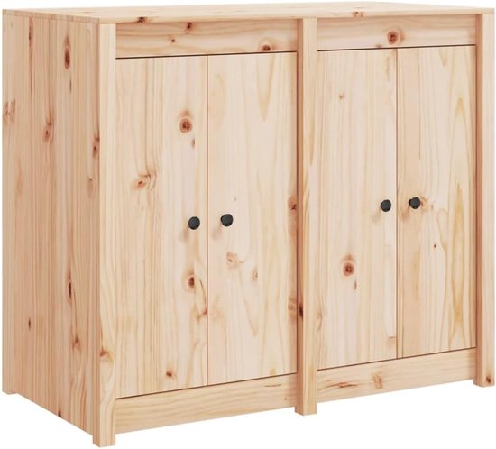 Buitenkeuken Kast - Tuinkast Opbergkast - Buiten Koken - Massief Hout - 109 x 57.6 x 14.5 cm - Houtkleur — afbeelding 3